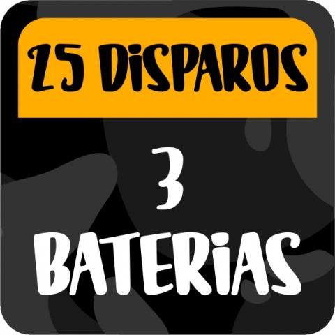 Bateria 16 BUSTER SKY – Louro Pirotecnia